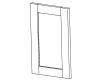 Kohler 1238070-1WC Part - Door 10-5/8" X 16-7/8"