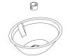 Kohler 1240529 Part - Overflow Shell Service Kit Kohler 1240529 Part - Overflow Shell Service Kit