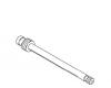 Kohler 20242-BC Part - Bright Chrome Valve Stem Assembly R.H.