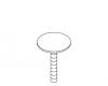 Kohler 23020-CP Part - Polished Chrome Disc & Screw Assembly