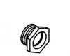 Kohler 38743-RP Part - Rough Plate Nut-Retainer 15/16-20Unef