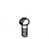 Kohler 41939-RP Part - Rough Plate Screw- 8-32Nc-2A X .625