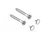 Kohler 55193-0 Part - White Bolt Accessory Pack- Pair