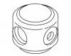 Kohler 55734-SN Part - Polished Nickel Cap- Center