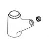 Kohler 56198-8W Part - Jd White Hub- Spout