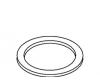 Kohler 56845 Part - Washer Rubber For Strainer