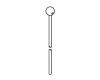 Kohler 57073-CP Part - Polished Chrome Connecting Rod S.A. Kohler 57073-CP Part - Polished Chrome Connecting Rod S.A.