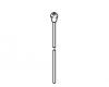 Kohler 57411-CP Part - Polished Chrome Lift Rod Kohler 57411-CP Part - Polished Chrome Lift Rod