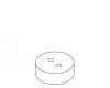 Kohler 66613-SS Part - Satin Silver Base Kohler 66613-SS Part - Satin Silver Base