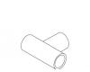 Kohler 67570 Part - Tee- Reducing 1.5" X 1.5" X 1.25" Pvc