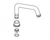 Kohler 70417-BC Part - Bright Chrome Ldry Spt/Thd-Kit