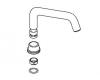 Kohler 70418-BC Part - Bright Chrome Spout (Plain End) K