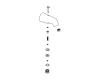 Kohler 73744-SN Part - Polished Nickel Spout Kit- Div Kohler 73744-SN Part - Polished Nickel Spout Kit- Div