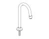 Kohler 74636-CP Part - Polished Chrome Spout/Shank Assembly G Neck