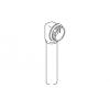 Kohler 75379-BKB Part - Overflow Ell & Tube Assembly