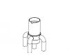 Kohler 76425-B Part - Blue (Primary Toilet Seat) Vlv Body Assembly R-M Trnsfr Kohler 76425-B Part - Blue (Primary Toilet Seat) Vlv Body Assembly R-M Trnsfr