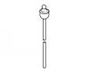 Kohler 77223-SN Part - Polished Nickel Lift Rod Assembly Kohler 77223-SN Part - Polished Nickel Lift Rod Assembly