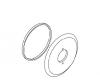 Kohler 77239-SN Part - Polished Nickel Wall Plate Assembly. Kohler 77239-SN Part - Polished Nickel Wall Plate Assembly.