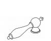 Kohler 77888-VF Part - Lever Handle Assembly With Biscuit Insert Kohler 77888-VF Part - Lever Handle Assembly With Biscuit Insert