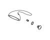 Kohler 78381-0 Part - White Handle Kit