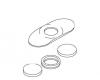 Kohler 79352-BN Part - Brushed Nickel Escutcheon Assembly Kohler 79352-BN Part - Brushed Nickel Escutcheon Assembly