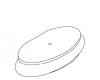 Kohler 83834-96 Part - Biscuit Cover- Toilet Tank