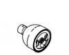 Kohler 87818-CP Part - Polished Chrome Rear Showerhead Assembly Kohler 87818-CP Part - Polished Chrome Rear Showerhead Assembly