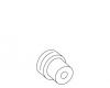 Kohler 90862-SS Part - Door Handle Female Kohler 90862-SS Part - Door Handle Female