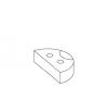 Kohler 93291-SS Part - Satin Silver End Cap- Bottom Anodized Kohler 93291-SS Part - Satin Silver End Cap- Bottom Anodized