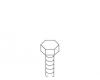 Kohler 93458 Part - Screw 1/4-20 X .63