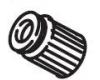 Kohler K-57716 Spline Adapter Kohler K-57716 Spline Adapter