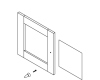 Kohler 87426-F2 Part - Small Door - Clear Glass