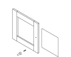Kohler 87427-F2 Part - Small Door-Designer Glass Kohler 87427-F2 Part - Small Door-Designer Glass