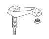 Kohler 29806-AU Part - Polished Gold Spout With Aerator Assembly Kohler 29806-AU Part - Polished Gold Spout With Aerator Assembly