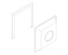 Kohler 1086731-RN Part - Face Plate Assembly B&S- Square