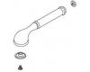 Kohler 1011397-GW Part - Brite Chrome & White Hand Shower Assembly Service Kit