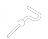 Kohler 1004470 Part - Ball & Trip Lever Assembly.