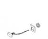 Kohler 1025327-AF Part - Trip Lever Assembly Left Hand Kohler 1025327-AF Part - Trip Lever Assembly Left Hand