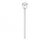Kohler 1021961-G Part - Brushed Chrome Lift Rod Assembly Kohler 1021961-G Part - Brushed Chrome Lift Rod Assembly