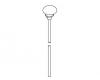Kohler 1045545-AF Part - Assembly Lift Rod Kohler 1045545-AF Part - Assembly Lift Rod