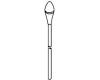 Kohler 76036-CV Part - Lift Rod Assembly Cross Kohler 76036-CV Part - Lift Rod Assembly Cross