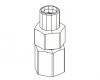 Kohler 1023486-BC Part - Bright Nickel Assembly Filter/Check