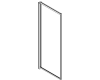 Kohler 93017-L-SV Part - Silver (Nevada Silver) Panel Assembly Pivot Door Kohler 93017-L-SV Part - Silver (Nevada Silver) Panel Assembly Pivot Door