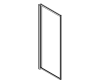 Kohler 93786-B-SV Part - Silver (Nevada Silver) Panel Assembly Pivot Door Kohler 93786-B-SV Part - Silver (Nevada Silver) Panel Assembly Pivot Door