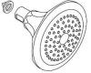 Kohler 1013934-CP Part - Polished Chrome Showerhead Assembly