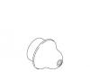 Kohler 1045226-AF Part - Vibrant French Gold Bonnet Kohler 1045226-AF Part - Vibrant French Gold Bonnet