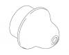 Kohler 1067864-BN Part - Brushed Nickel Bonnet Kohler 1067864-BN Part - Brushed Nickel Bonnet