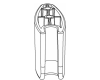 Kohler 94350-58 Part - Thunder Grey Bumper- Handle Kohler 94350-58 Part - Thunder Grey Bumper- Handle