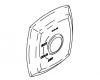 Kohler 1054804-BN Part - Brushed Nickel Escutcheon