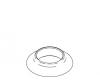 Kohler 1061014-CP Part - Polished Chrome Escutcheon